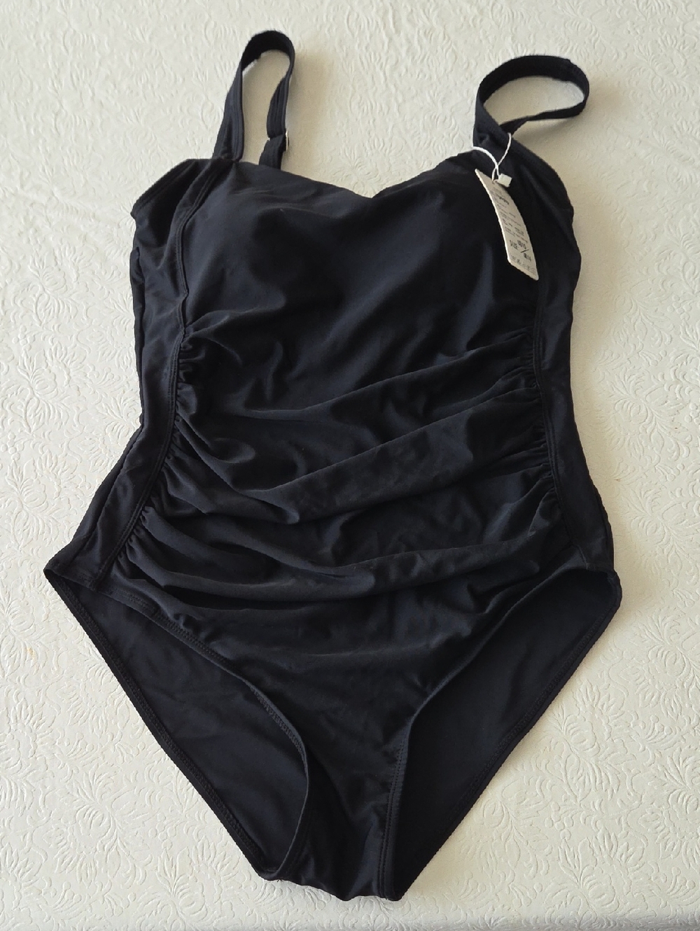NWT Classic Black One-Piece Swimsuit